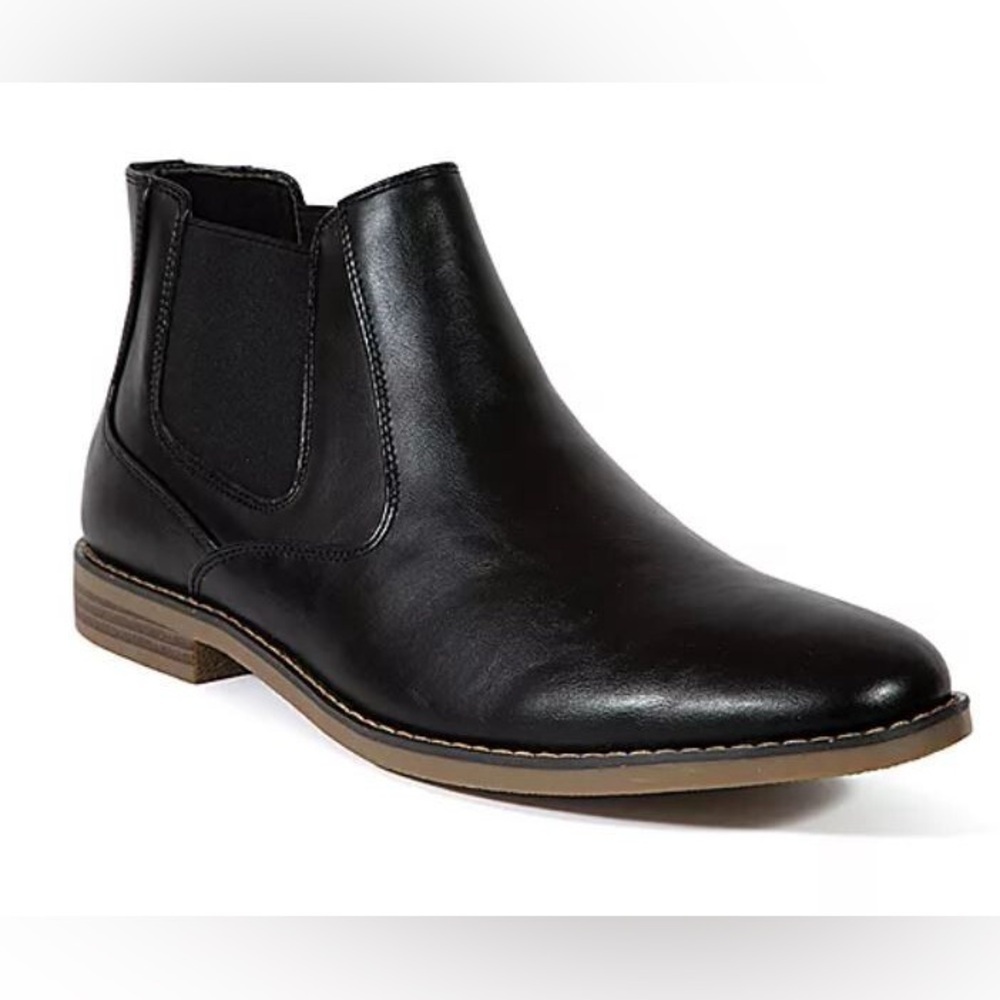 Deer Stags Men's Hal Dress Comfort Chelsea Boots- Size 8